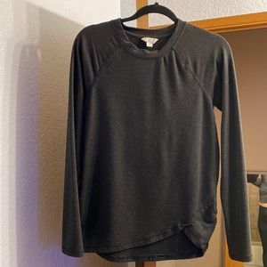Danskin size S dark heather grey sweater